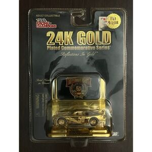 Racing Champions 24K Gold Plated NASCAR 50th Anniversary Diecast Car Collectible